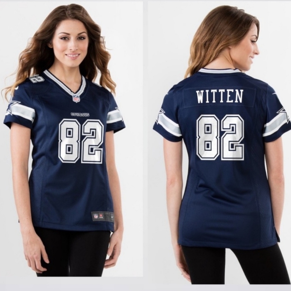 Nike NFL On Field Dallas Cowboys Football Jersey 82 Jason Witten size small blue
